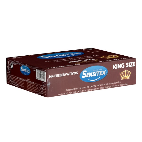 King Size 144 XXL vegane Kondome 60 mm (144 Kondome) 144 St