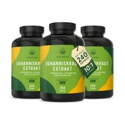 Johanniskraut Kapseln, Mit Vitamin B6, B12 & Folsäure, Vegan 720 St