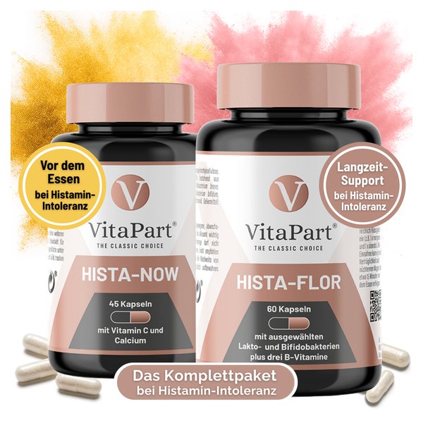 VitaPart® Hista-Now + Hista-Flor Vorteilspack Hista-Flor: 60 | Hista-Now: 45 | Insgesamt: 105 St