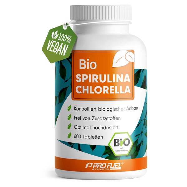 ProFuel - Bio Spirulina & Chlorella Presslinge laborgeprüft 600 St