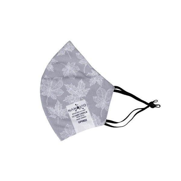 Nanovio FFP2 Maske wiederverwendbar - Gray Maple 1 St