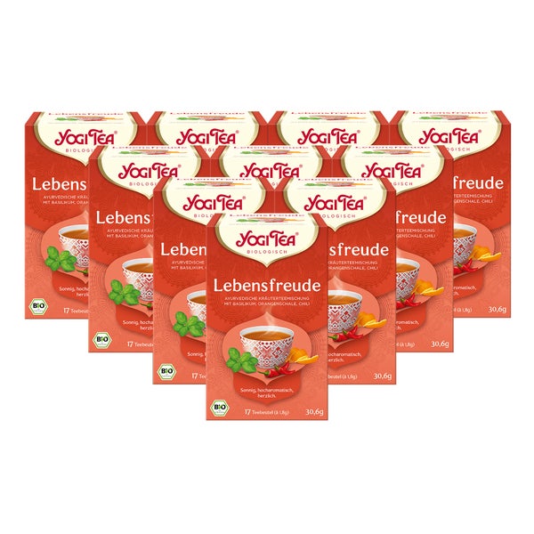 Yogi Tea - Lebensfreude Bio Kräutertee | 10 x 30,6g 10x17 St