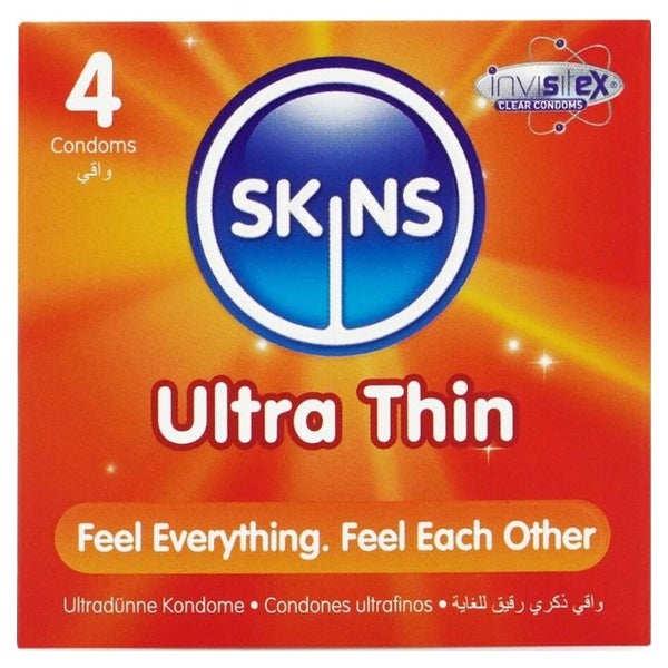 «Ultra Thin» ultra dünne Kondome ohne Latexgeruch (4 Kondome) 4 St