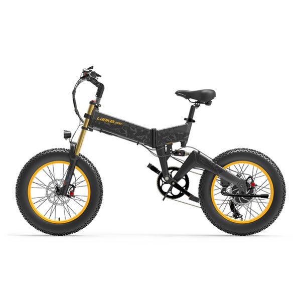 LANKELEISI X3000 Plus Elektrofahrrad 48V 17,5Ah,grau 1 St