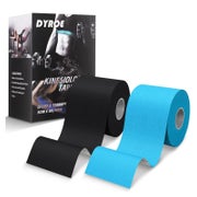 Dyroe Kinesiotape Set (2x 5cm x 5m) - Sporttape, Physio Tape, hautfreundlich
