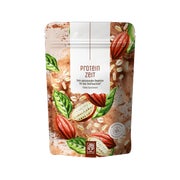 Pulver aus Ballaststoffen & Proteinen - Proteinpulver mit Kakao.Geschmack - PROTEINZEIT - glutenfreies und veganes Getränkepulver - NATURTREU® 450 g