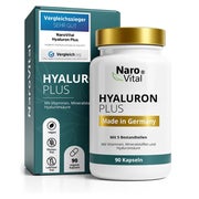 Hyaluron Plus | Hyaluronsäure Kapseln | Anti-Aging & Gelenke 90 St