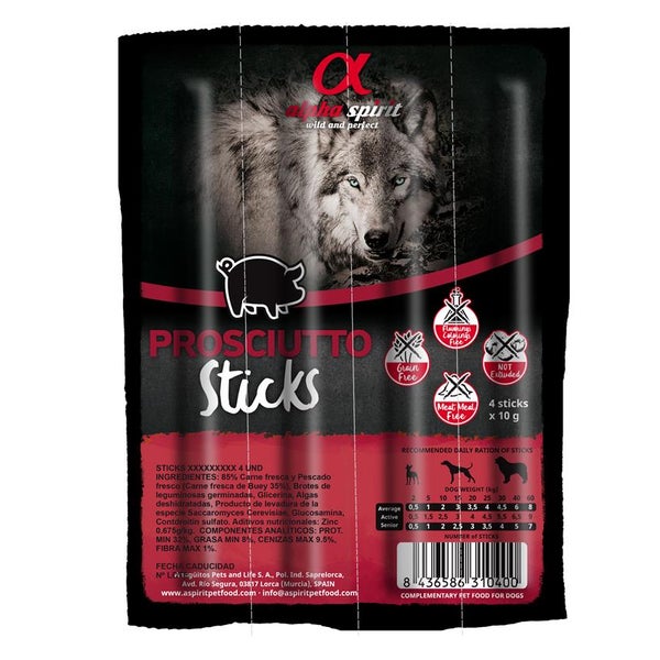 alpha spirit Dog Stick 4er Pack