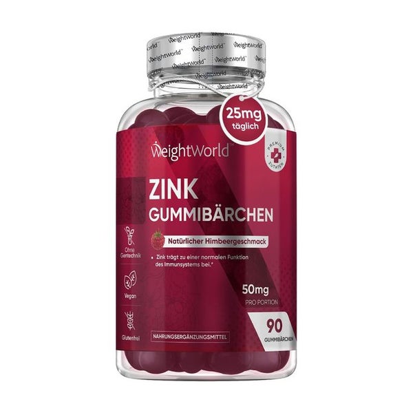 WeightWorld Zink Gummibärchen 90 St