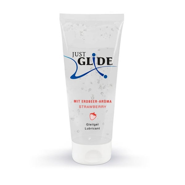«Strawberry» Gleitgel, wasserbasiert, vegan, mit Erdbeerduft (0.2 l) 200 ml