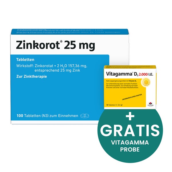 Zinkorot 25 mg Tabletten 100 St