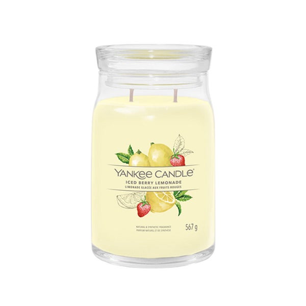 Yankee Candle Iced Berry Lemonade Signatur Kerze 567 g 1,18 kg