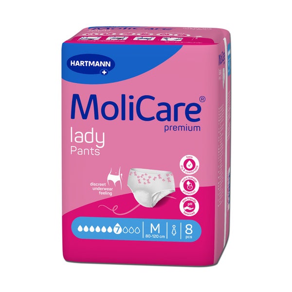 MoliCare Premium Lady Pants Inkontinenzhosen, 7 Tropfen