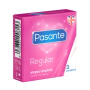 Produktabbildung: «Regular» Kondome – 3 Stück, anatomische Form, 54 mm (3 Kondome) 3 St