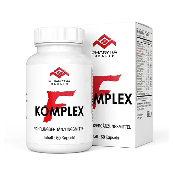 Pharma Health | Abnehmen | F Komplex | Hochdosiert |60 Stück 60 St