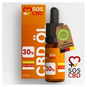 SOS CBD®-ÖL 30% 10ml : 300 CBD-Tropfen mit 30% SOS CBD Hanf 10 ml