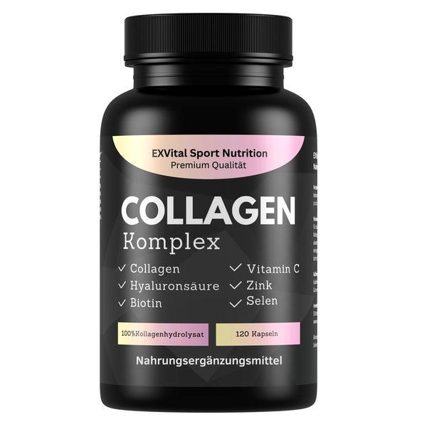 EXVital® Collagen Hyaluronsäure Komplex 120 Kapseln Kollagen 103 g