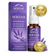 Produktabbildung: hERZzeit Melatonin Schlafspray Lavendel 0,5mg 30 ml