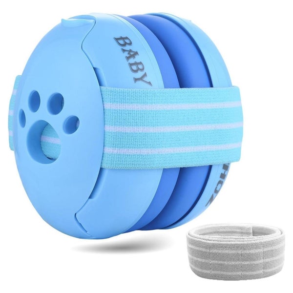 Gehörschutz Baby Kopfhörer Lärmschutz 6Monate Autismus Blau 1 St