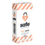 Produktabbildung: «Feel Safe» 10 ultradünne Kondome, 0,05 mm, 54 mm Breite (10 Kondome) 10 St