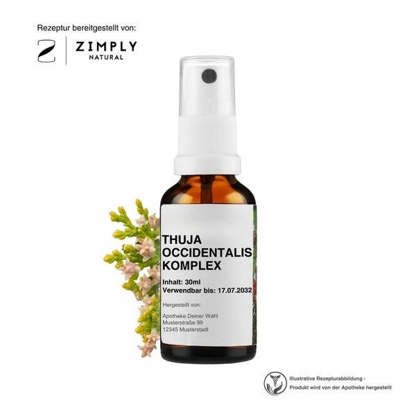 Zimply Natural THUJA KOMPLEX - Pflanzbasierte Rezeptur 30 ml