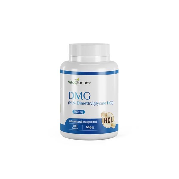 VitaSanum®- DMG (N,N-Dimethylglycine HCl) 500 mg 100 Kapseln 100 St