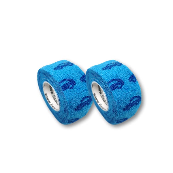 LisaCare Fingerpflaster 2,5cm x 4,5m - 2er Auto Blau 2 St