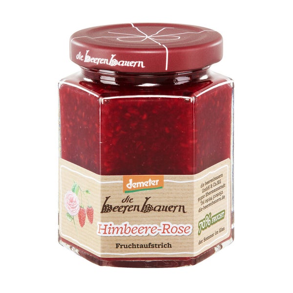 die beerenbauern - Himbeere-Rose Fruchtaufstrich 200 ml