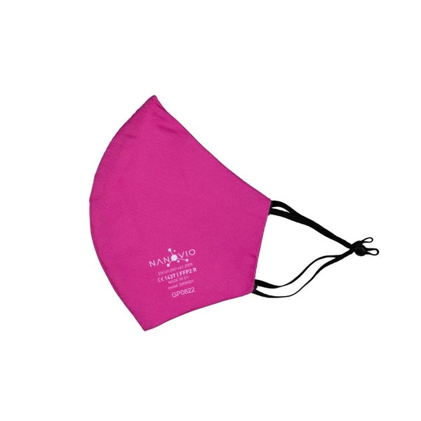 Nanovio FFP2 Maske wieder verwendbar - Pink 1 St