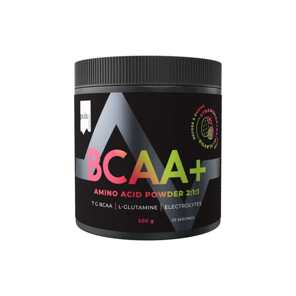 Puls Nutrition BCAA+ mit Erdbeere und Kiwi Geschmack 300 g