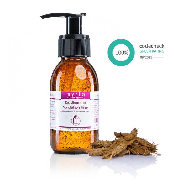 myrto-Bio Shampoo Sandelholz Hirse - bei Haarausfall & brüchigem Haar