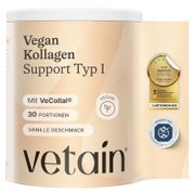 VETAIN Kollagen Pulver Typ 1 - Mit VeCollal® - Haut, Haare 300 g