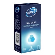 «Natural Sensations»; 53 mm, zylindrisch, silikonbefeuchtet (12 Kondome) 12 St