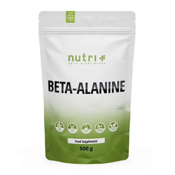 nutri+ Beta Alanin Pulver - vegan hochdosiert Amino 500 g