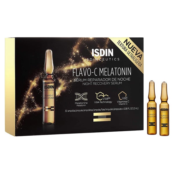 ISDIN Isdinceutics Flavo-C Melatonin Nachtserum Ampullen 30 St