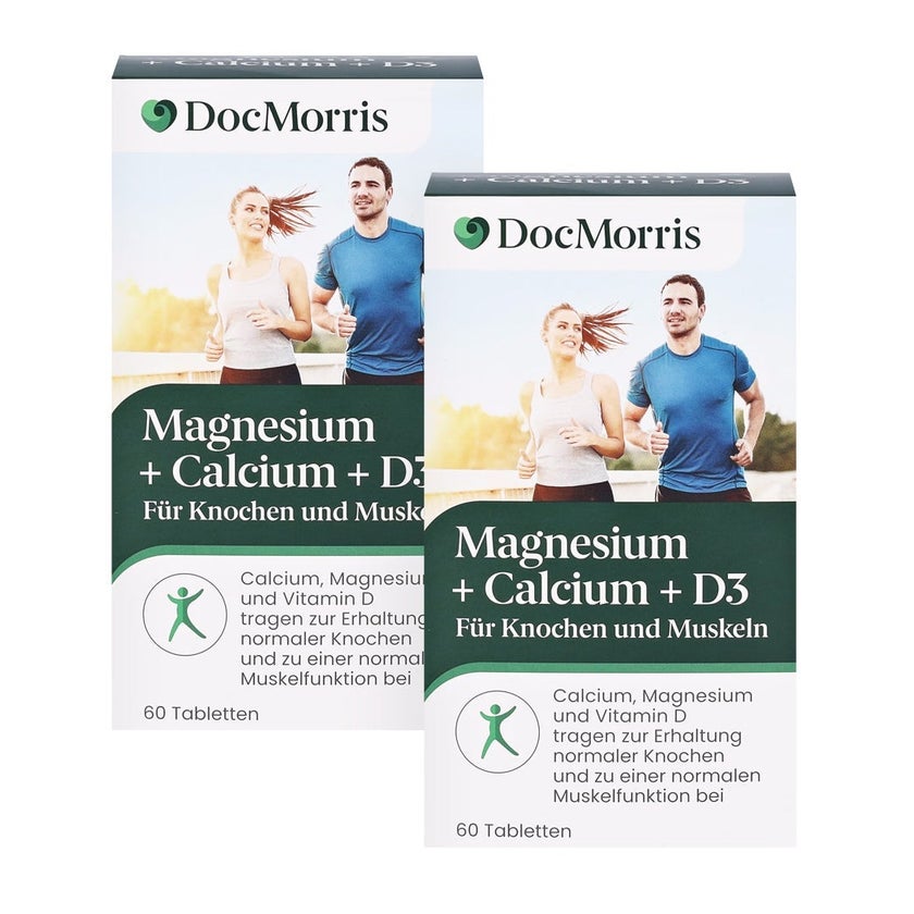 DocMorris Magnesium + Calcium + D3 Duo 2X60 St