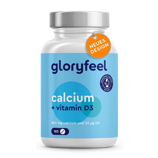 gloryfeel® Calcium 800 mg + Vitamin D3 180 St
