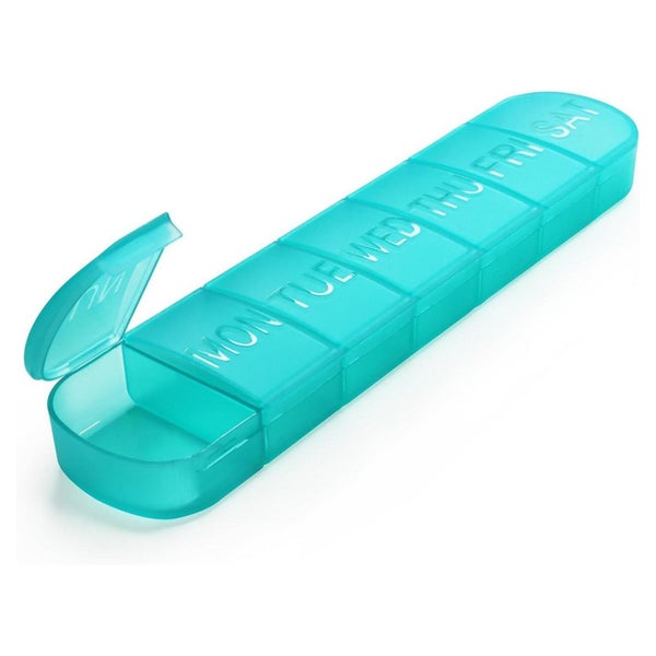 Tablettenbox 7 Tage BPA-frei tragbarer Pillenbox Medis Cyan 1 St