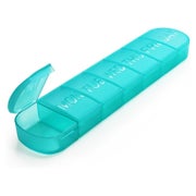 Tablettenbox 7 Tage BPA-frei tragbarer Pillenbox Medis Cyan 1 St