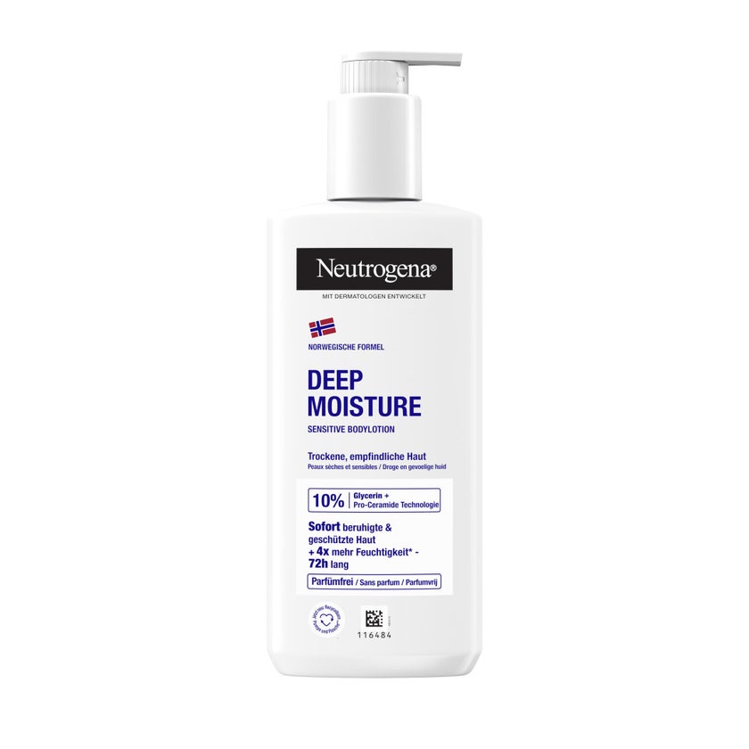 Neutrogena Deep Moisture Bodylotion Sensitive 250 ml