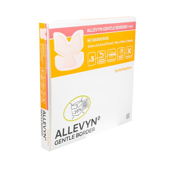 Allevyn Gentle Border Heel Schaumverband 5 St
