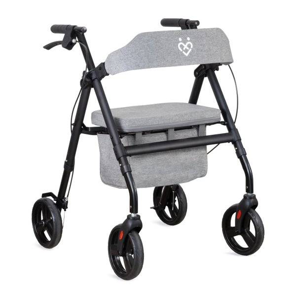 ForeverSenior Komfort Rollator faltbar mit Sitz 1 St