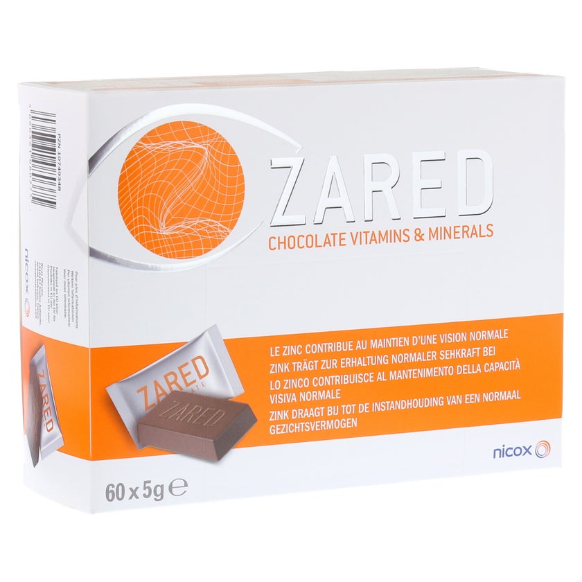 Zared Chocolate Vitamins & Minerals Täfe 300 g