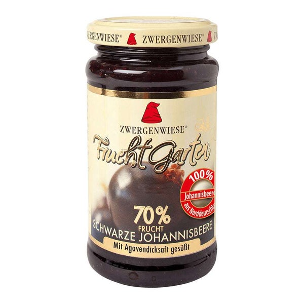 Zwergenwiese Fruchtgarten Schwarze Johannisbeere Bio 225 g