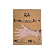 FAIR ZONE Einmalhandschuhe Latex Gr. L, 200 Stück (10 x 20) 200 St