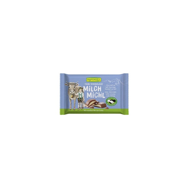 Rapunzel - Milch Michl Schokolade mit Milchfüllung 100 g