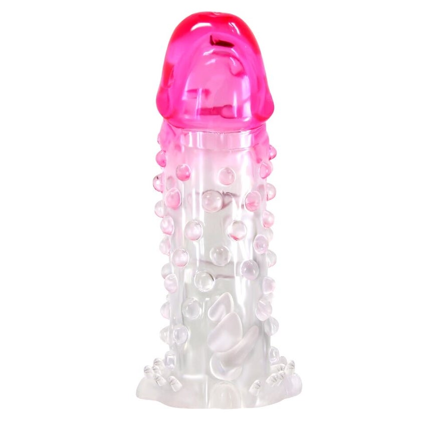 geiles sexspielzeug Penishülle „Penis Sleeve with extension + ball ring“ mit Hodenring online  kaufen bei orion.de
