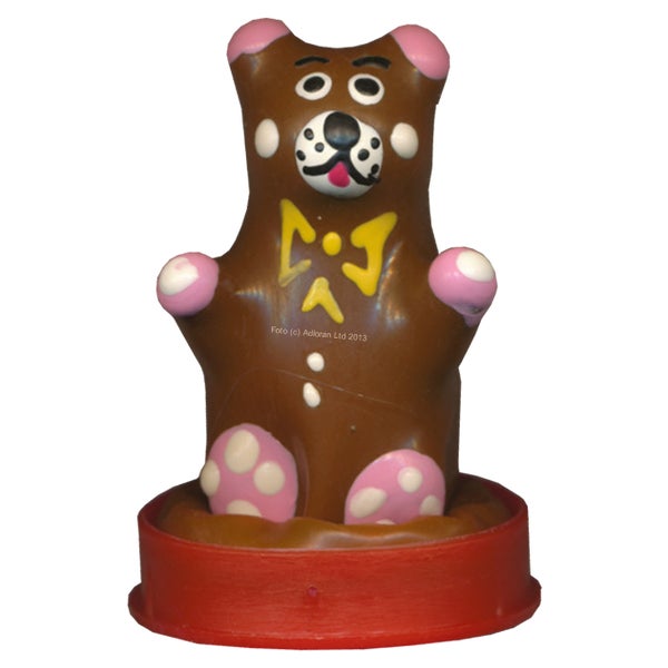 Scherzkondom «Teddybär» – handbemalt, komm Kuscheln (1 Stück) 1 St