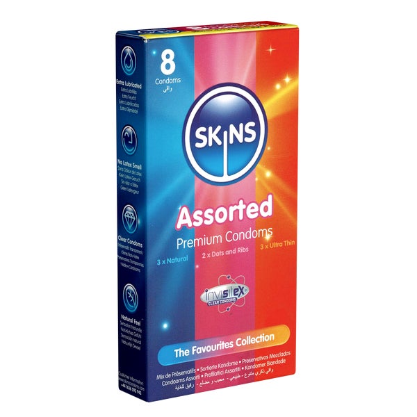 Assorted Mix Kondome 8 Stück – verschiedene Sorten (8 Kondome) 8 St