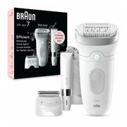 Braun Silk-épil 7-441 Epilierer weiß/silber 1 St